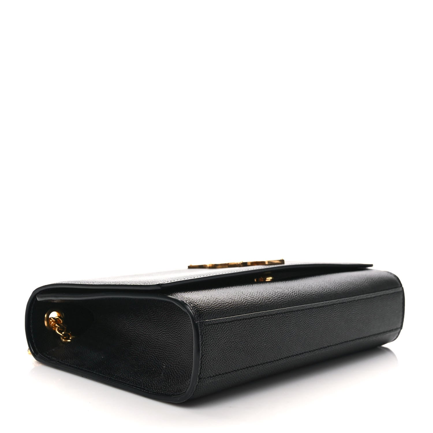 Saint Laurent Grain De Poudre Medium Classic Monogram Kate Satchel Black 4 of 9