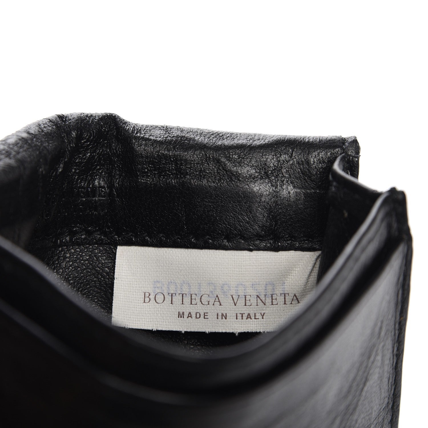 Bottega Veneta Washed Nappa Intrecciato Card Case Nero Black 6 of 7