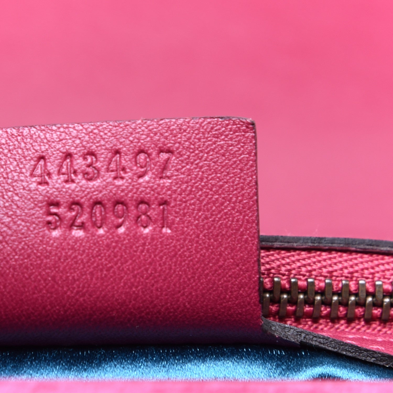 Gucci Velvet Matelasse Small GG Marmont Shoulder Bag Light Raspberry Rose 9 of 12