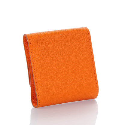 Hermes Chevre Post It Notepad Holder GM w Refill Orange 3 of 8