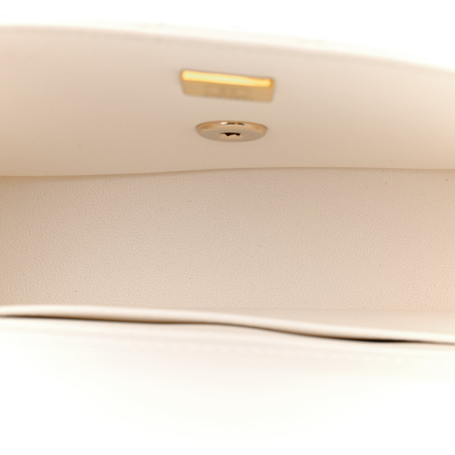 Chanel Lambskin Quilted Mini Crystal Top Handle Rectangular Flap White 5 of 10