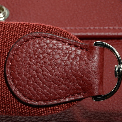 Hermes Taurillon Clemence Evelyne III TGM Rouge H 10 of 19