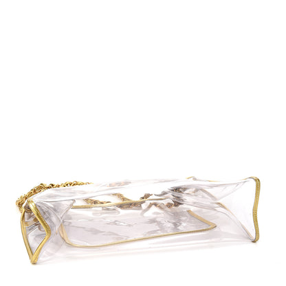 Chanel Vinyl Naked Tote Gold 3 of 9