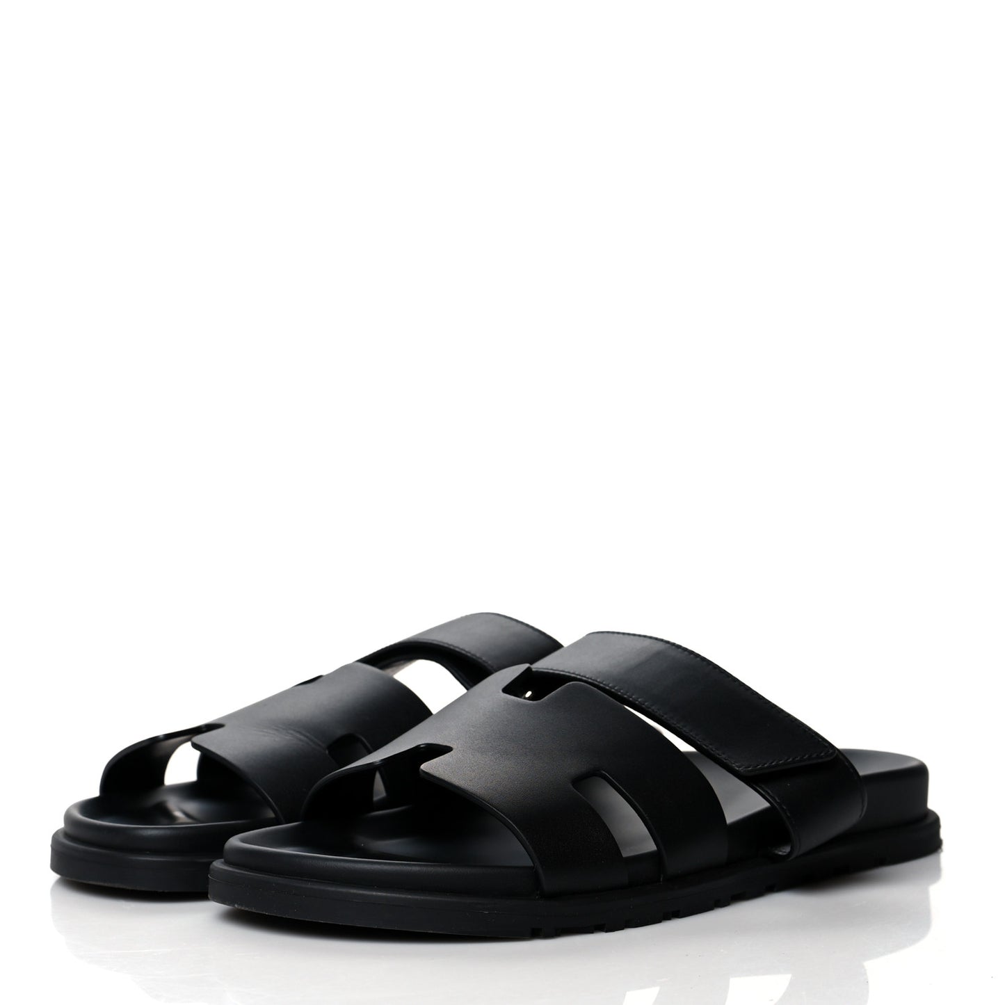 Calfskin Mens Chypre Sandals 42 Black