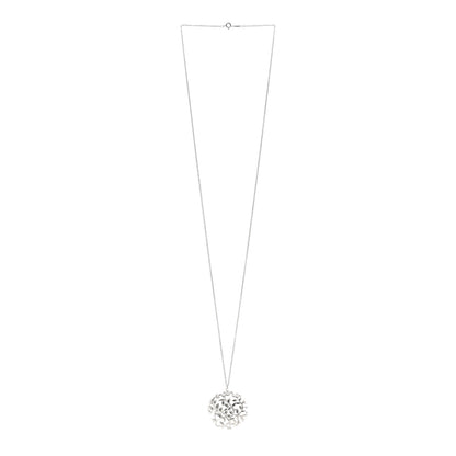 Tiffany Sterling Silver Paloma Picasso Olive Leaf Medallion Pendant Necklace 3 of 4