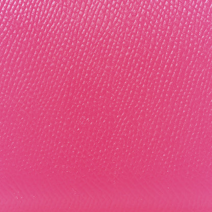 Celine Grained Calfskin Large Zip Around Multifunction Wallet Pink 7 of 11