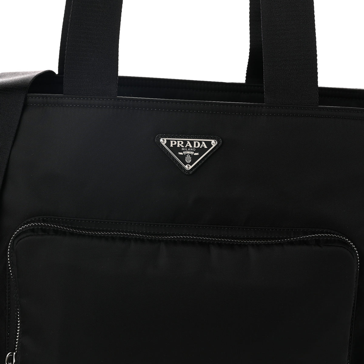 Prada Nylon Vela Baby Bag Black 8 of 11