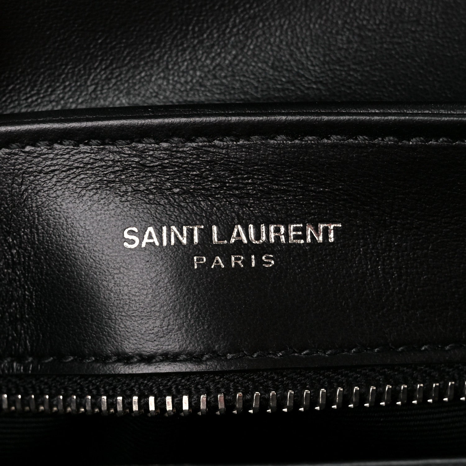 Saint Laurent Calfskin Y Quilted Monogram Toy Loulou Crossbody Bag Black 7 of 12