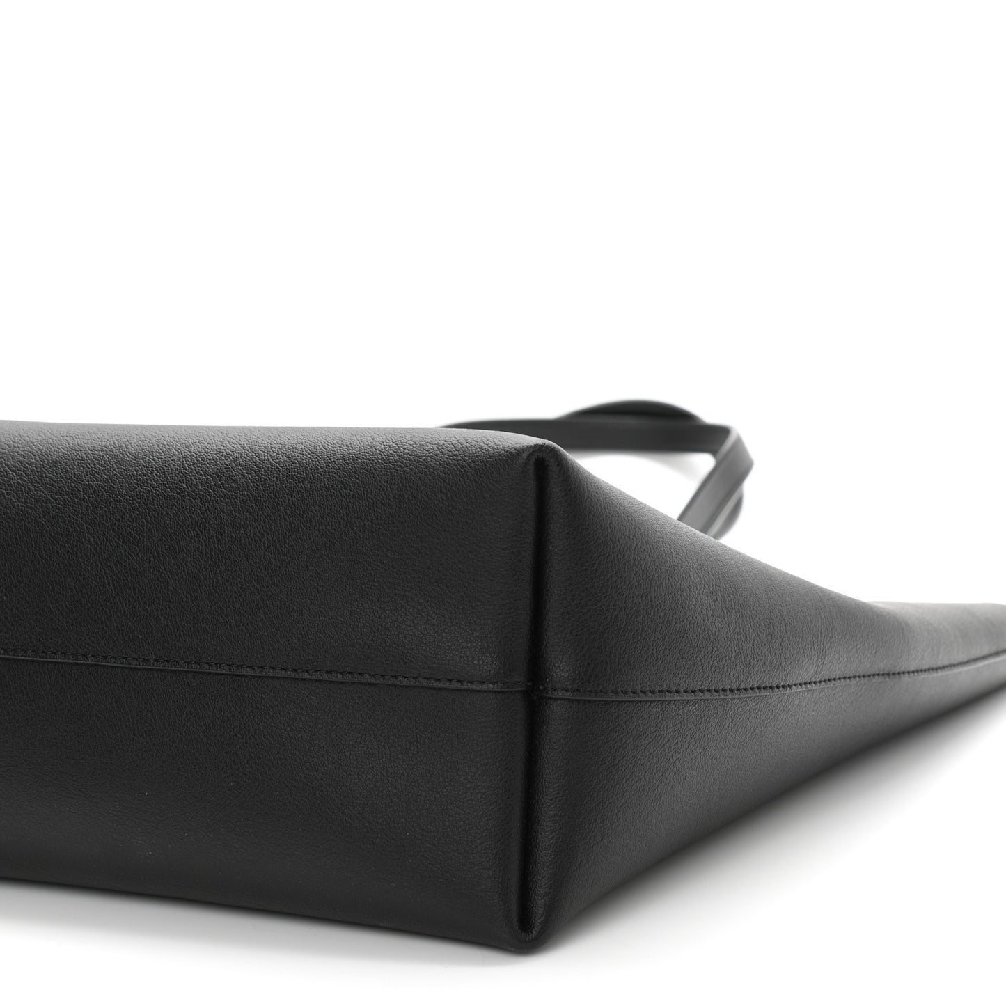 Calfskin Large Shopping Tote Black