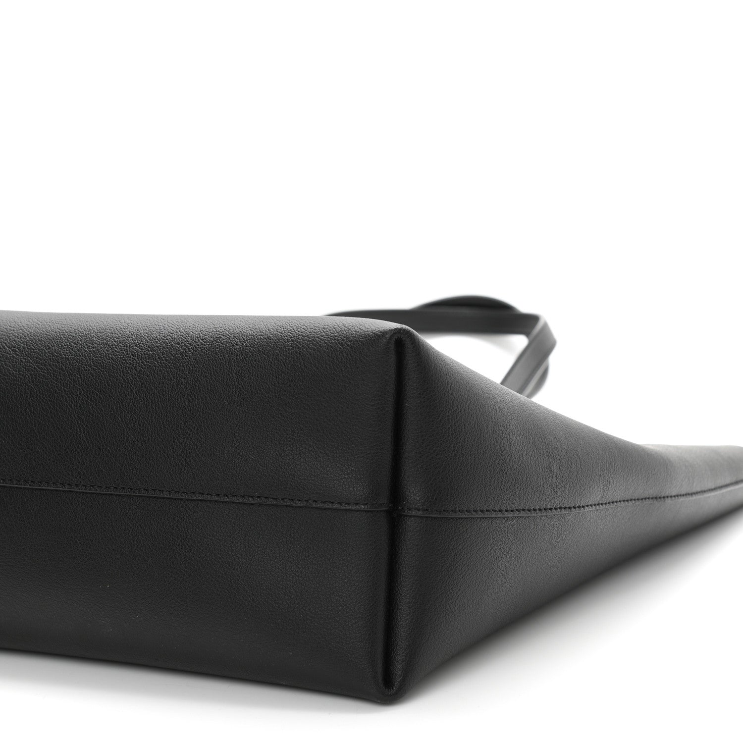 Saint Laurent Calfskin Large Shopping Tote Black 9 of 9