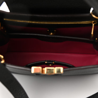 Louis Vuitton Taurillon Capucines BB Black 5 of 9