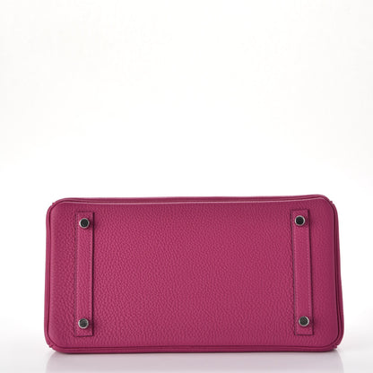 Hermes Togo Birkin 30 Rose Pourpre 6 of 38