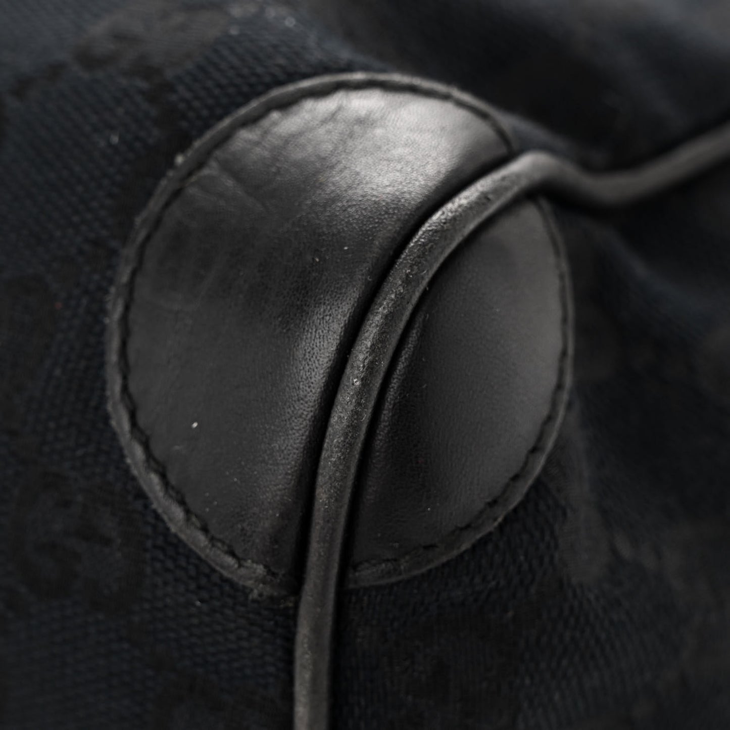 Monogram Medium Boston Bag Black