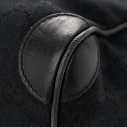 Gucci Monogram Medium Boston Bag Black 12 of 14