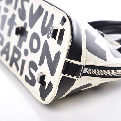 Louis Vuitton Graffiti Alma Horizontal Black 9 of 14