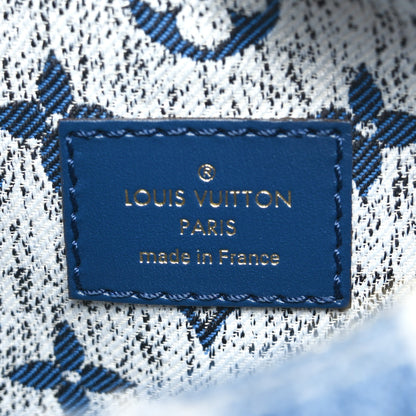 Louis Vuitton Monogram Jacquard Denim Loop Bleu 6 of 9