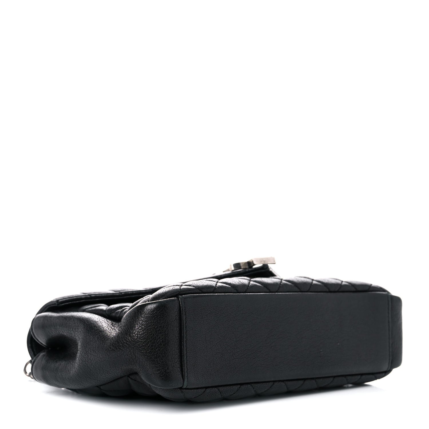 Saint Laurent Sheepskin Tri-Quilt Monogram Medium College Bag Black 3 of 16