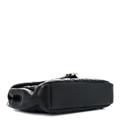 Saint Laurent Sheepskin Tri-Quilt Monogram Medium College Bag Black 3 of 16