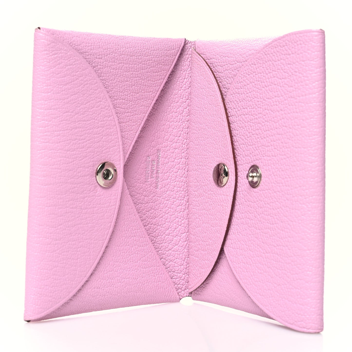 Chevre Mysore Calvi Duo Card Case Mauve Sylvestre