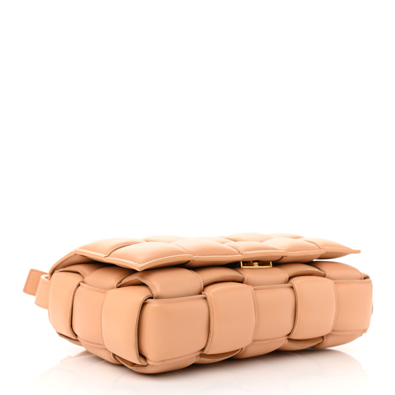 Bottega Veneta Nappa Maxi Intreccio Padded Cassette Crossbody Bag Almond 4 of 8