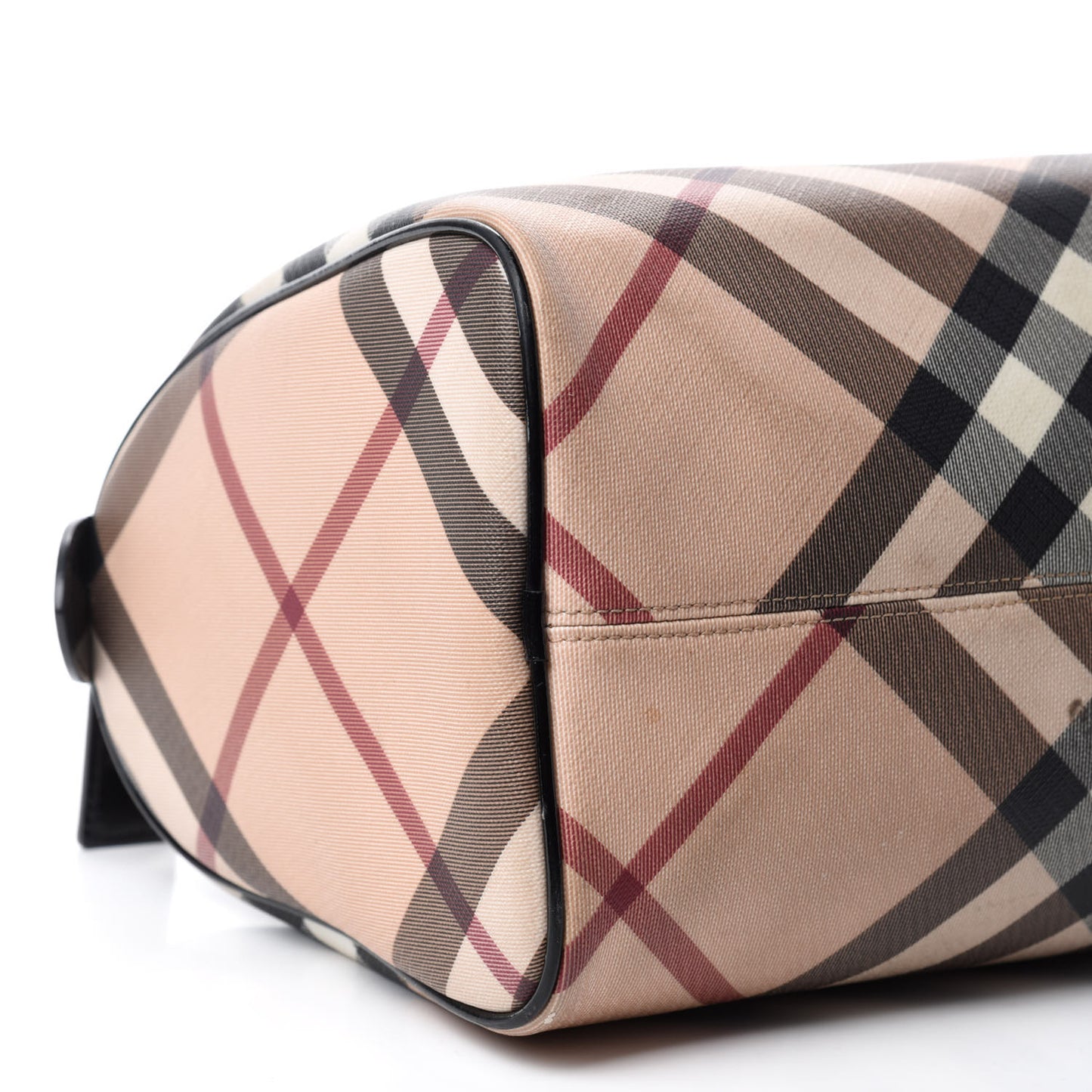 Nova Check Small Chester Bowling Bag Black
