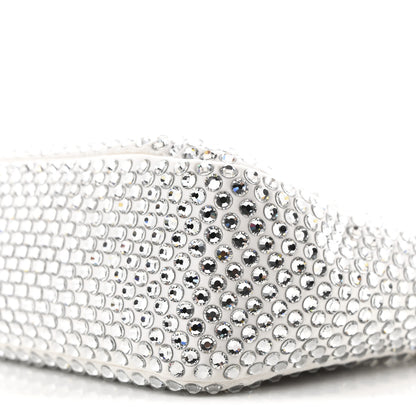Prada Satin Crystal Mini Re-Edition 2000 Bag White 10 of 10