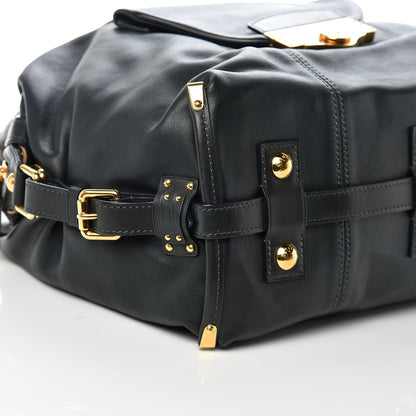 Louis Vuitton Calfskin Sac Louis Black 7 of 17