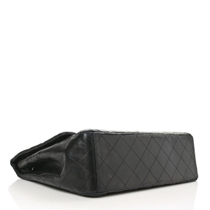 Chanel Lambskin Quilted Maxi Single Flap Black 4 of 10