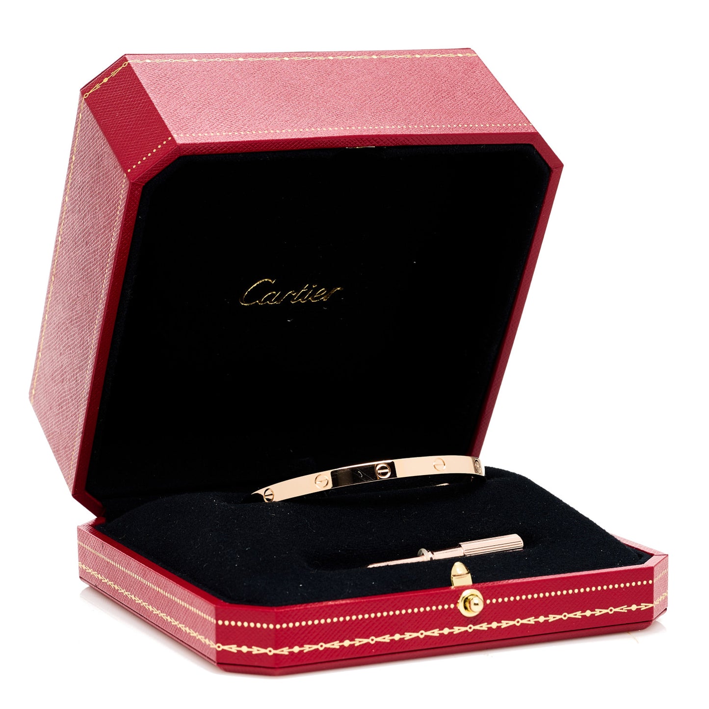 18K Pink Gold Medium LOVE Bracelet 18
