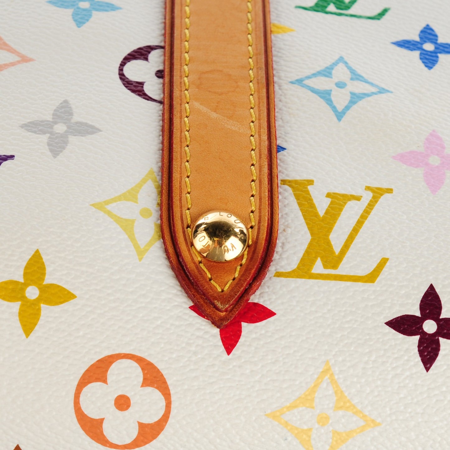 Monogram Multicolor Aurelia GM White