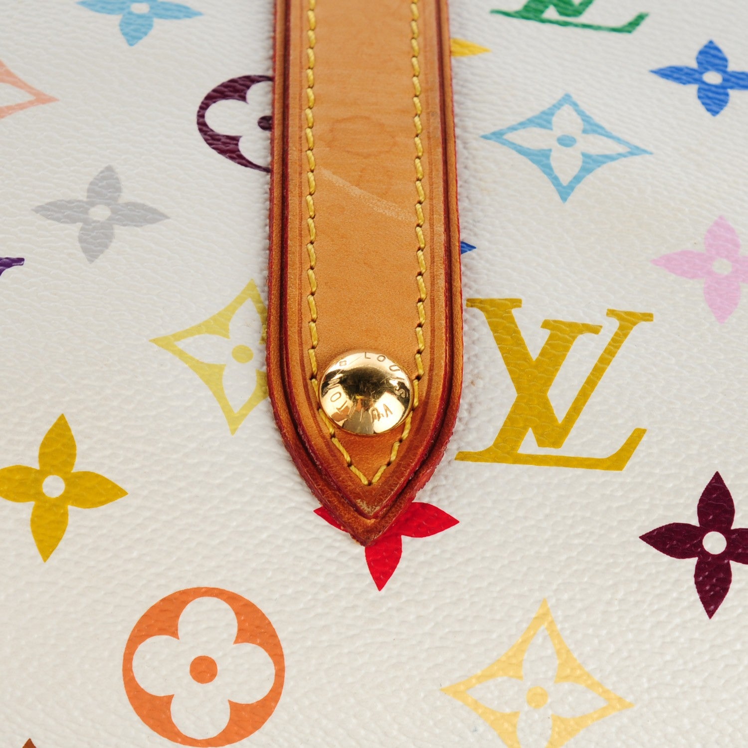 Louis Vuitton Monogram Multicolor Aurelia GM White 7 of 7