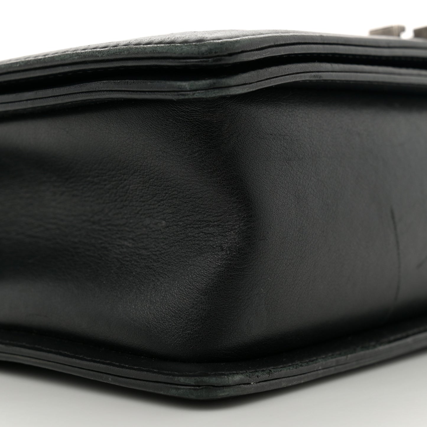 Lambskin Quilted Medium Boy Flap Black