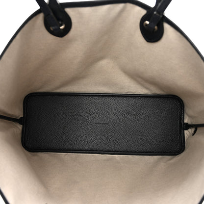 Gucci GG Supreme Monogram Textured Dollar Calfskin Medium Ophidia Shoulder Tote Bag Beige Blue 6 of 10