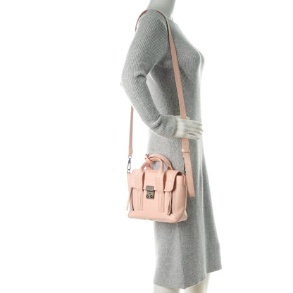 3.1 Phillip Lim 3.1 Textured Calfskin Mini Pashli Satchel Blush 2 of 7
