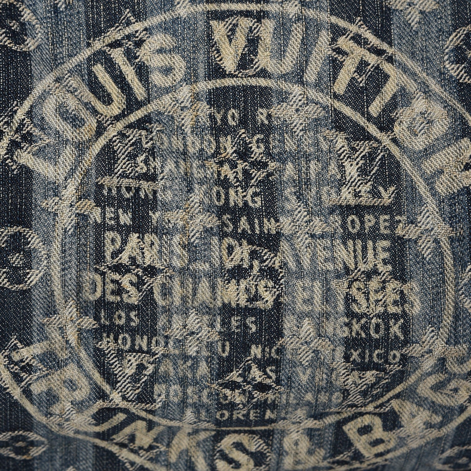 Louis Vuitton Denim Raye Cabas GM 13 of 19