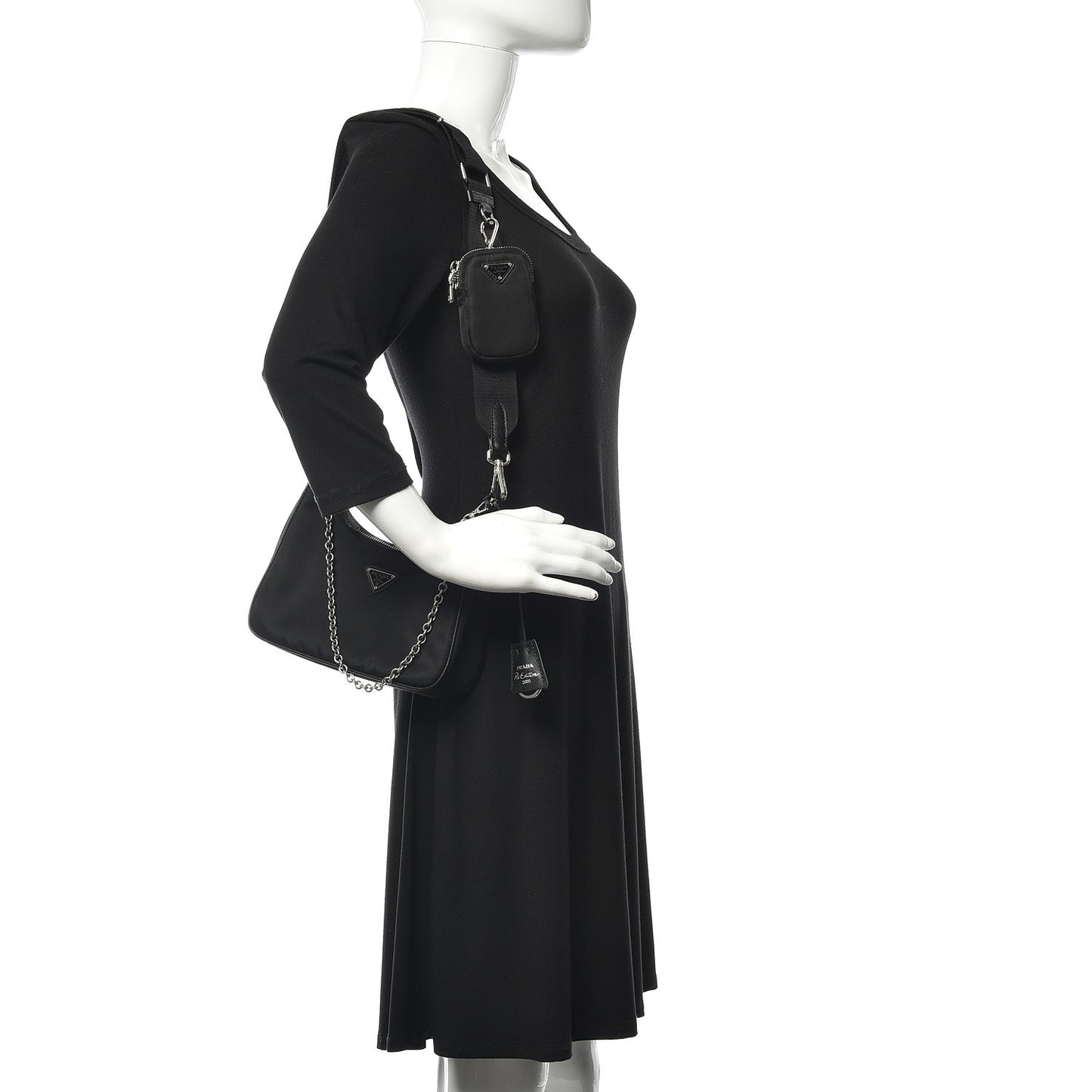 Nylon Re-Edition 2005 Shoulder Bag Black