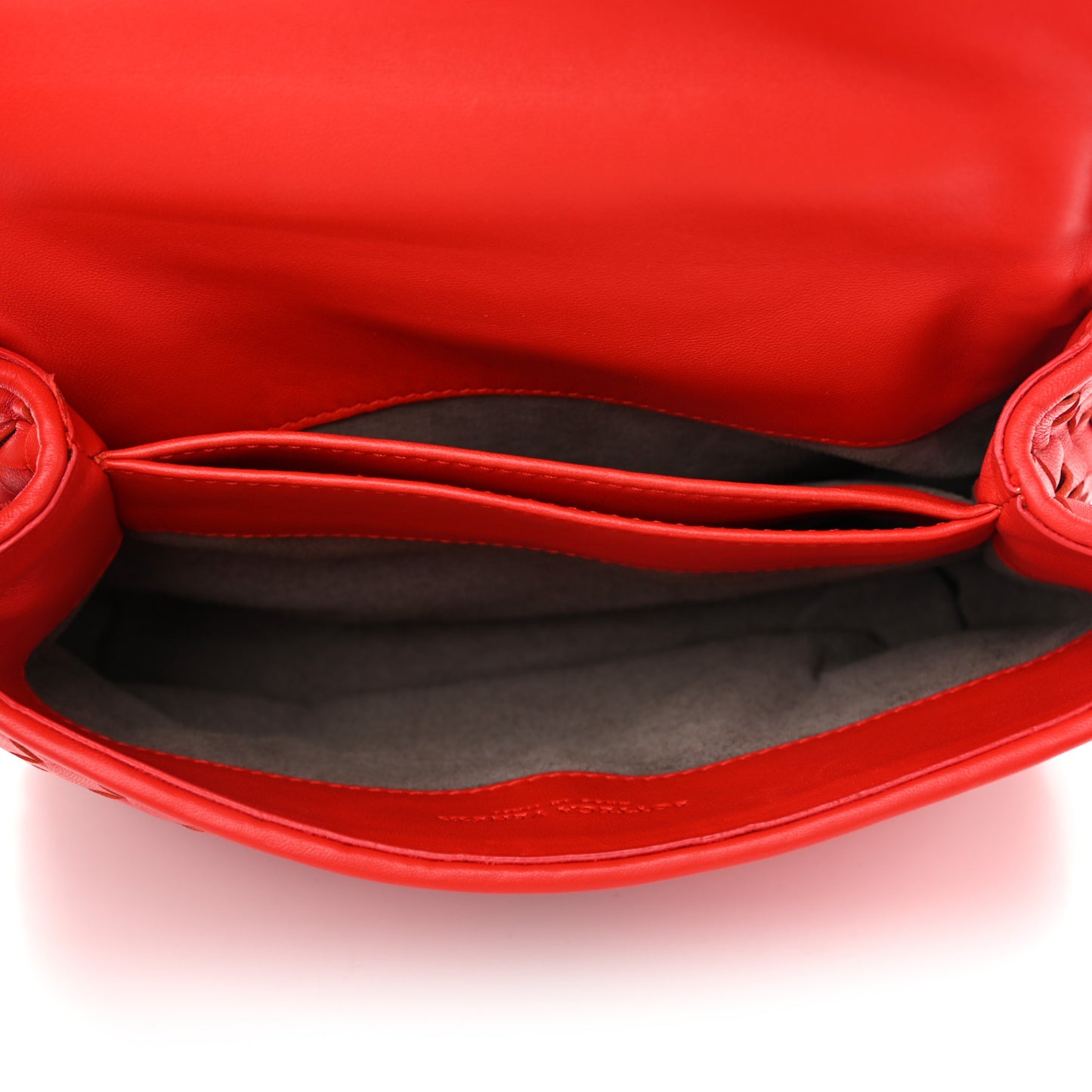Nappa Intrecciato Baby Olimpia Shoulder Bag Vesuvio
