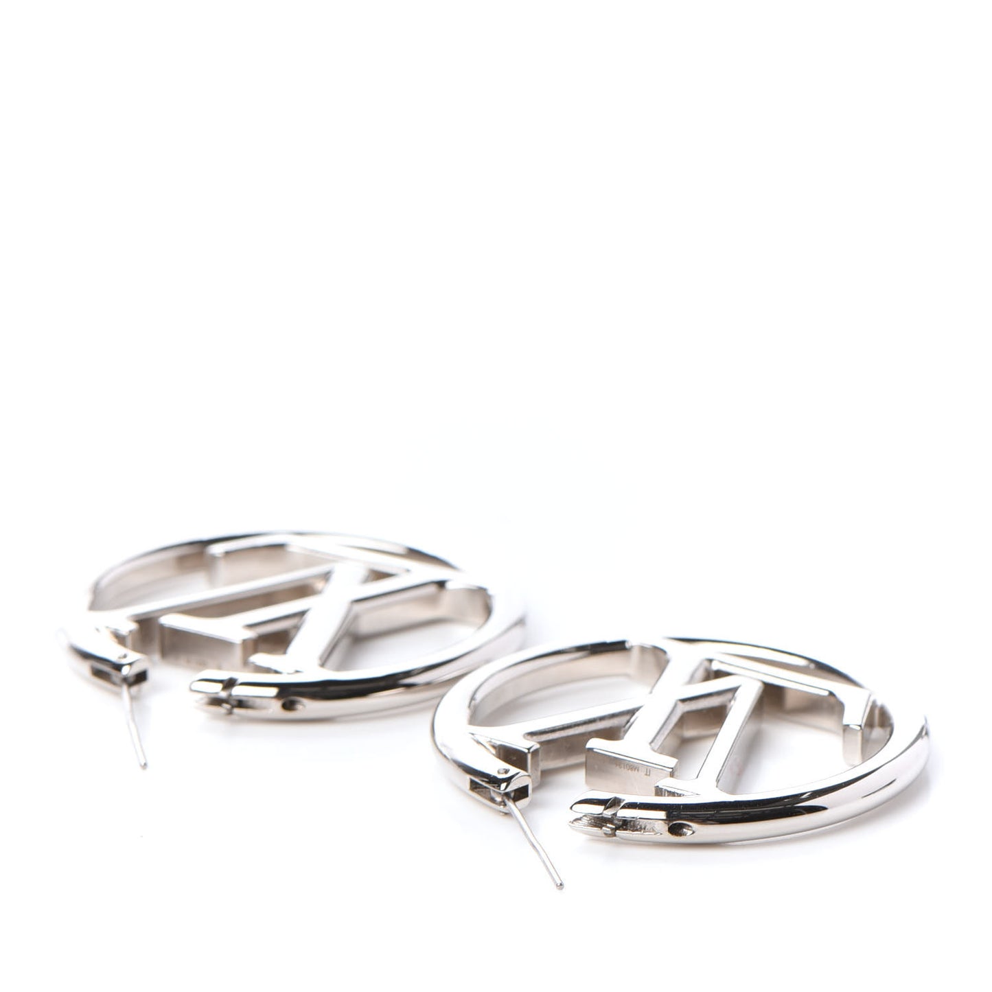 Palladium Louise Hoop Earrings Silver