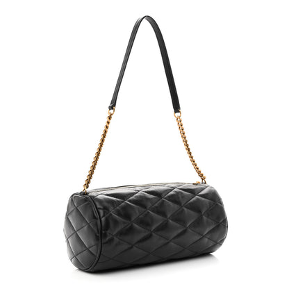 Saint Laurent Lambskin Monogram Small Sade Tube Bag Black 3 of 10