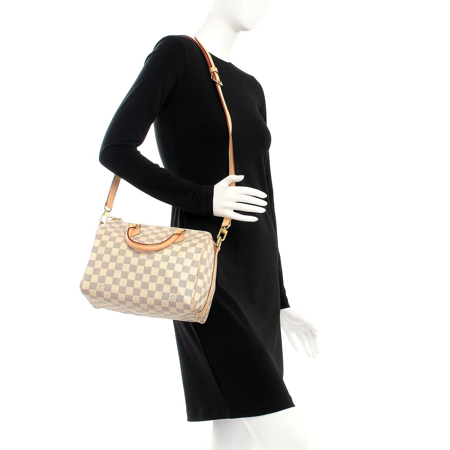 Damier Azur Speedy Bandouliere 25