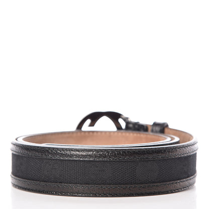 Gucci Monogram Interlocking G Belt 80 32 Black 3 of 8