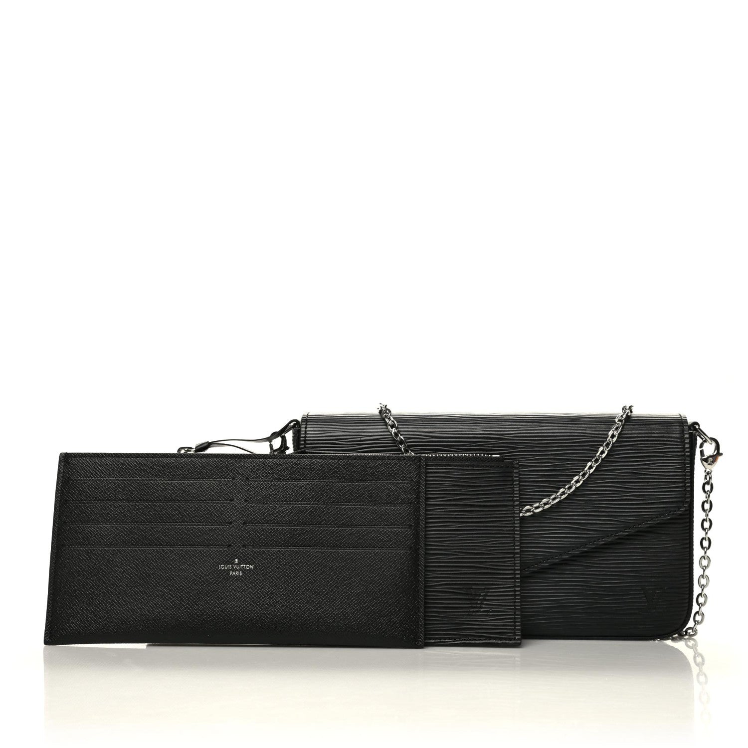 Louis Vuitton Epi Pochette Felicie Black 12 of 12