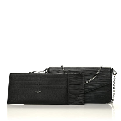 Louis Vuitton Epi Pochette Felicie Black 12 of 12