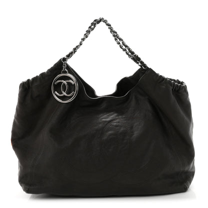 Chanel Distressed Caviar XL Coco Cabas Brown 1 of 10