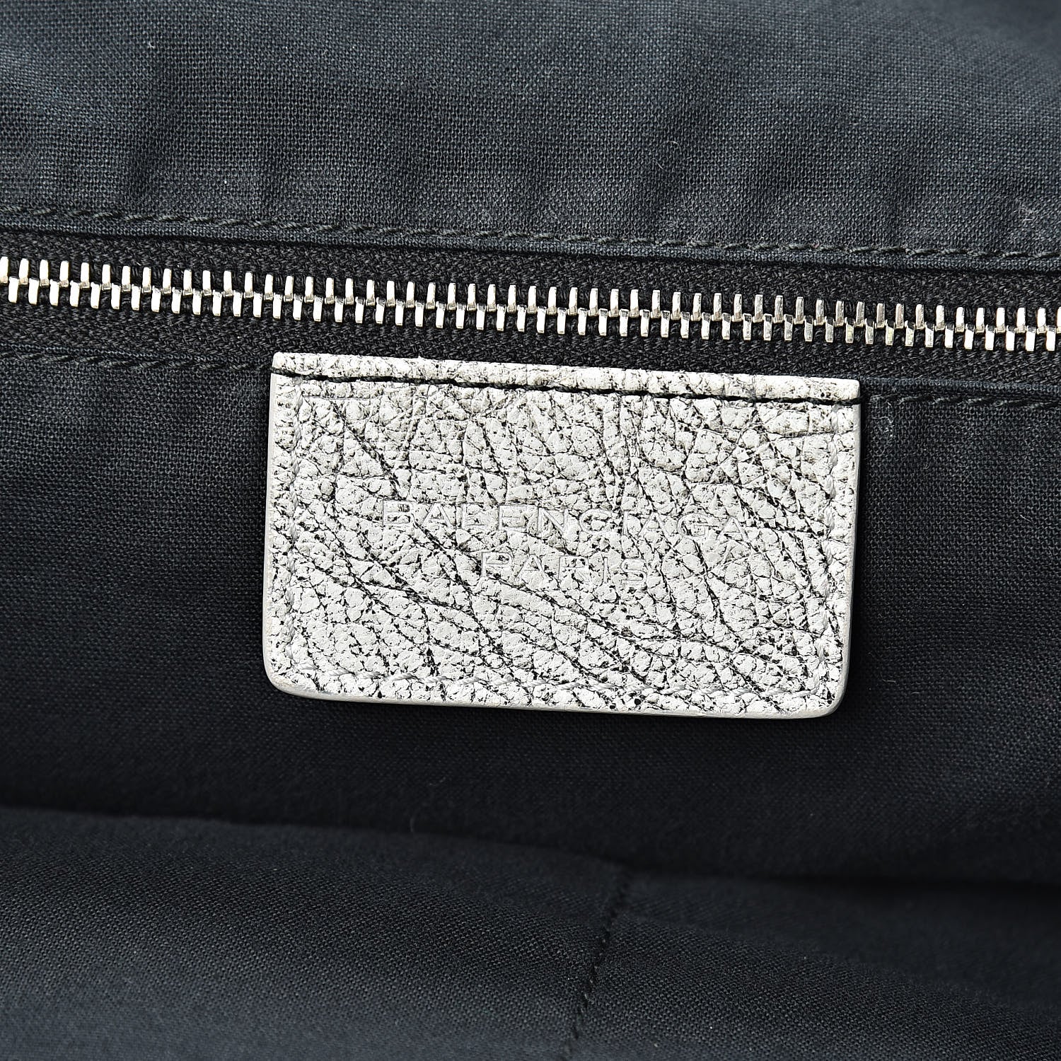 Balenciaga Agneau Classic Silver Hardware Papier Large Bowling Bag Grey 6 of 20