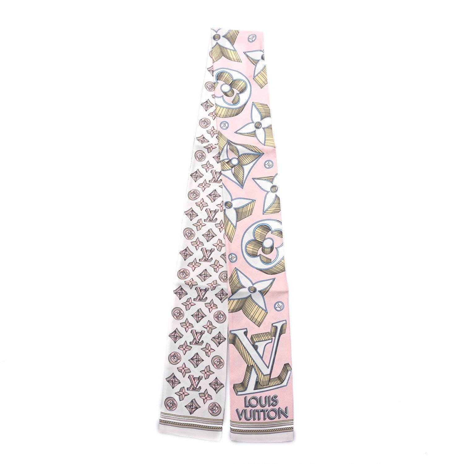 Louis Vuitton Silk Ultimate 3D Bandeau Rose Clair 2 of 3