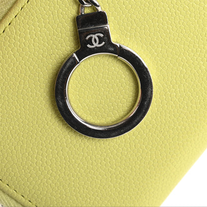 Chanel Caviar Key Holder Case Light Pink Light Green 13 of 13