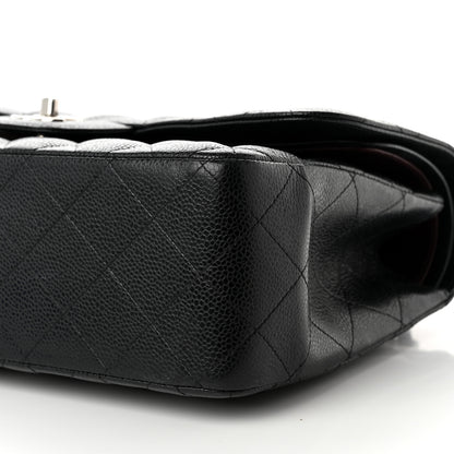 Chanel Caviar Quilted Jumbo Double Flap Black 9 of 10