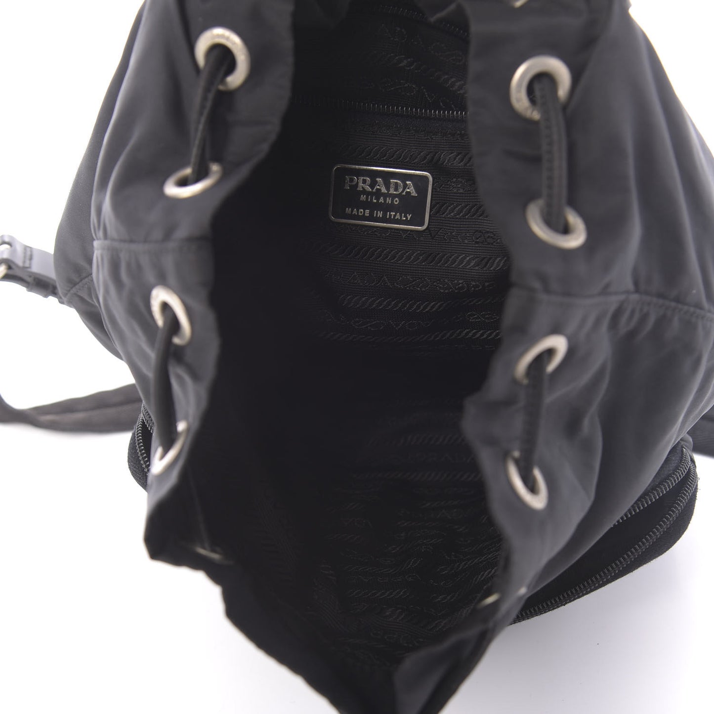 Tessuto Nylon Small Backpack Black
