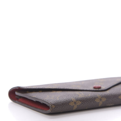 Louis Vuitton Monogram Josephine Wallet Red 5 of 9